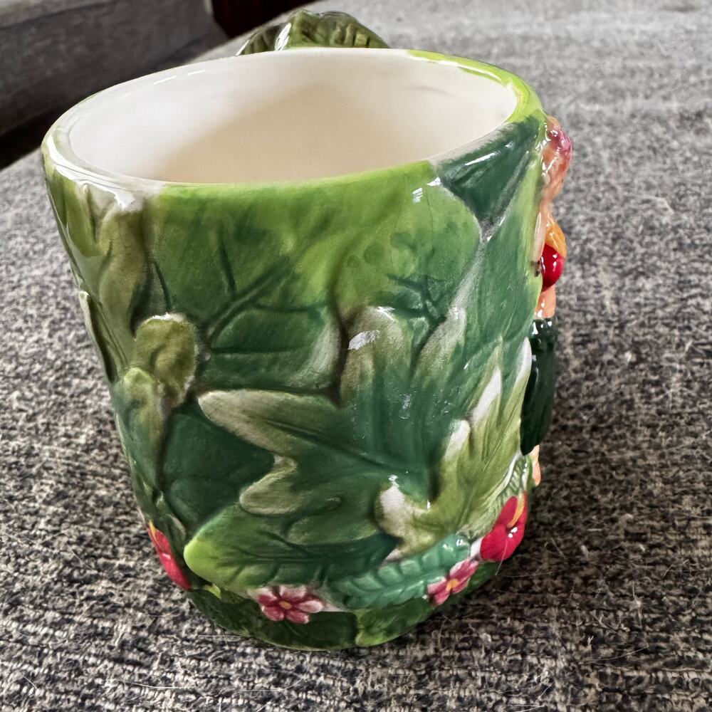 KCCO Ltd Hawaii 3-D Hand-painted Hula Girl Palm Tree Coffee Tea Mug Collectible - Picture 9 of 11